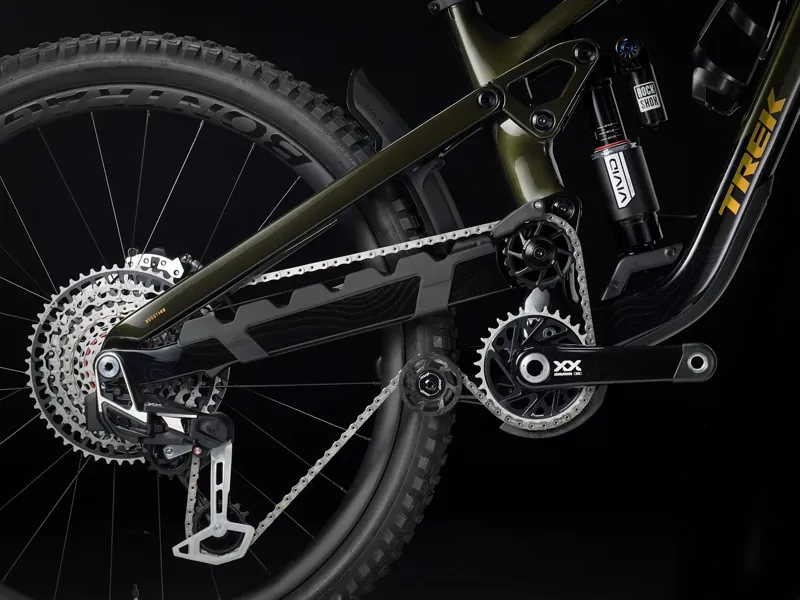 TREK Slash 9.9 XX AXS T-Type Gen 6 Full Suspension Mountain Bike in Black Olive-4