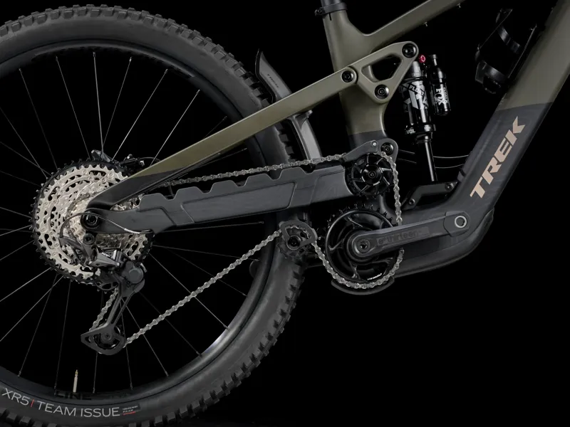 TREK Slash+ 9.7 SLX XT 580Wh Full Suspension Electric Mountain Bike in Olive Drab-4