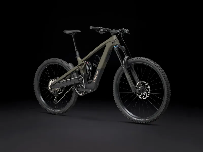 TREK Slash+ 9.7 SLX XT 580Wh Full Suspension Electric Mountain Bike in Olive Drab-5