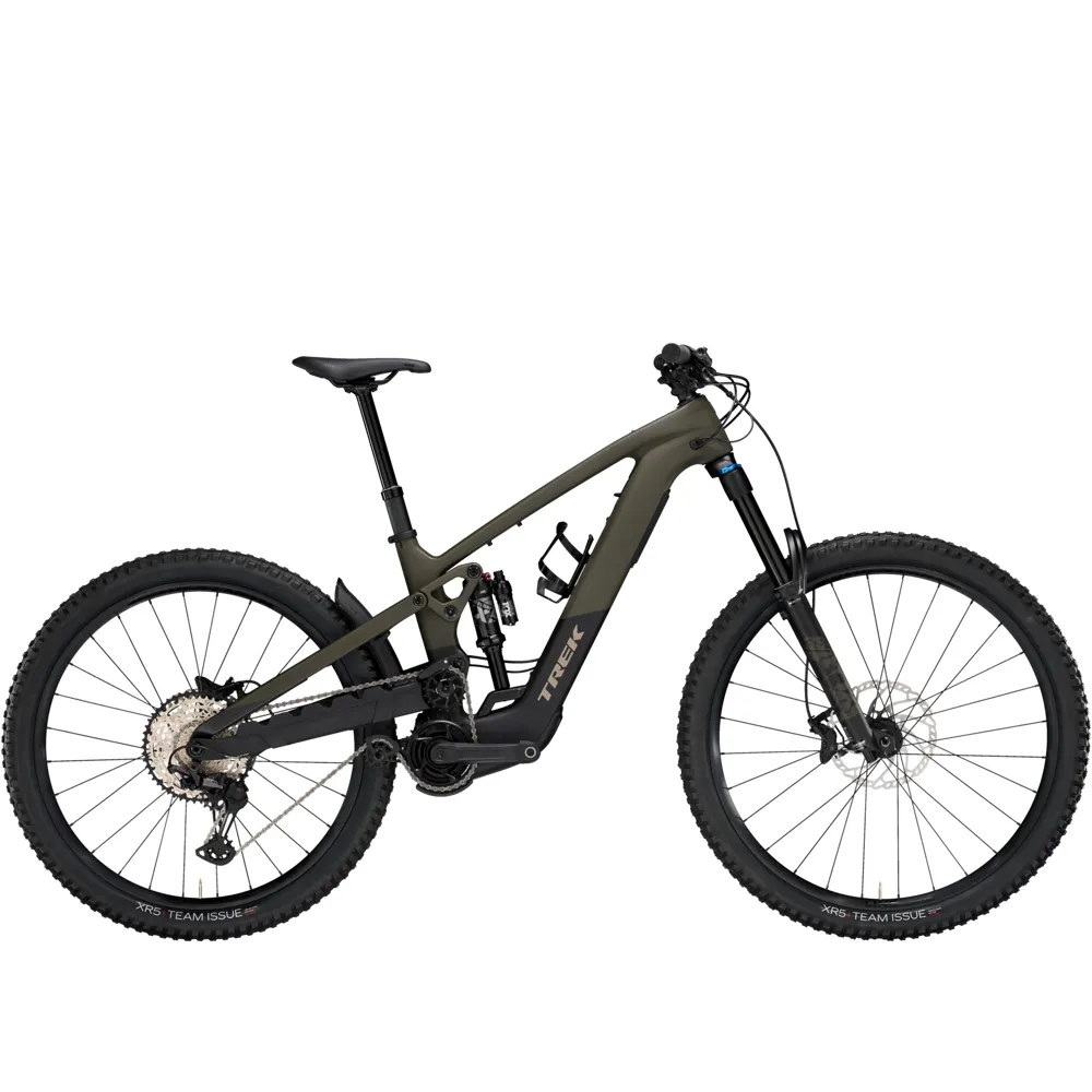 Team Cycles Trek TREK Slash+ 9.7 SLX XT 580Wh Full Suspension Electric Mountain Bike in Olive Drab | Interest FREE Finance & Online Refund Policy.