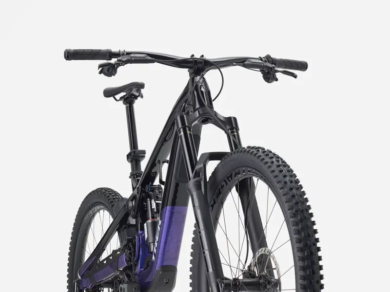 TREK Slash+ 9.9 580Wh Electric Full Suspension Mountain Bike in Dark Star and Purple Flip-1