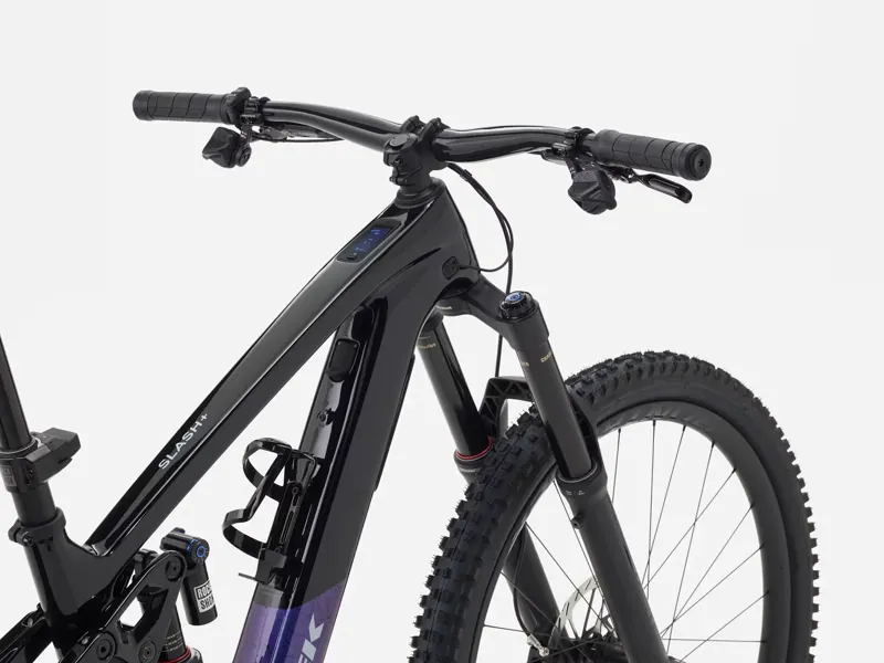 TREK Slash+ 9.9 580Wh Electric Full Suspension Mountain Bike in Dark Star and Purple Flip-2