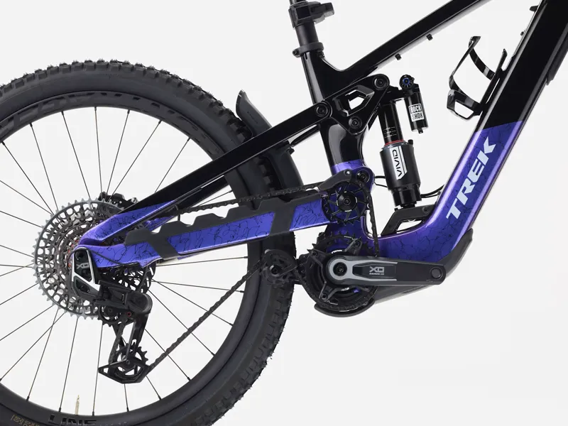 TREK Slash+ 9.9 580Wh Electric Full Suspension Mountain Bike in Dark Star and Purple Flip-4