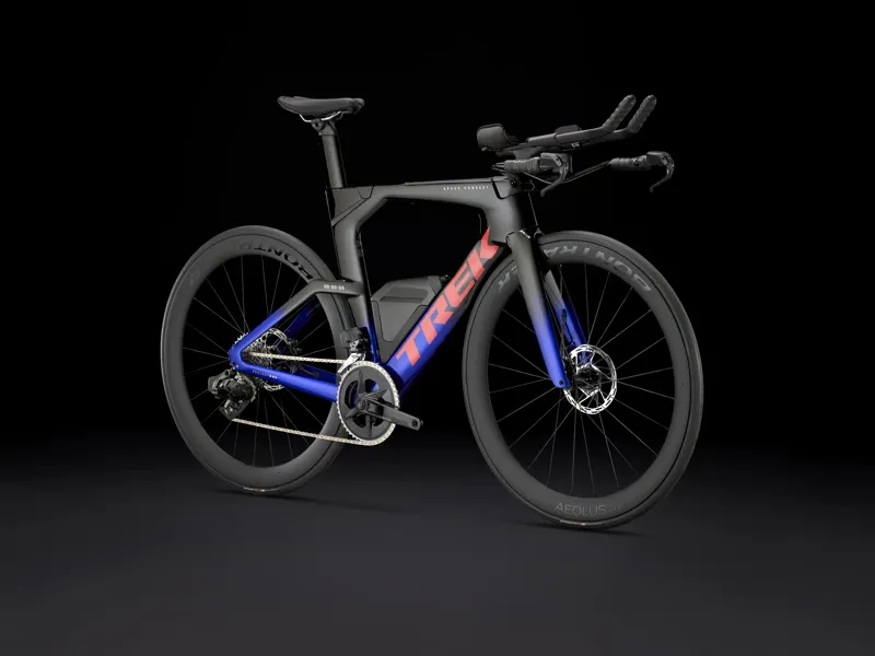 TREK Speed Concept SLR 6 AXS Triathlon Bike in Hex Blue and Trek Black-11
