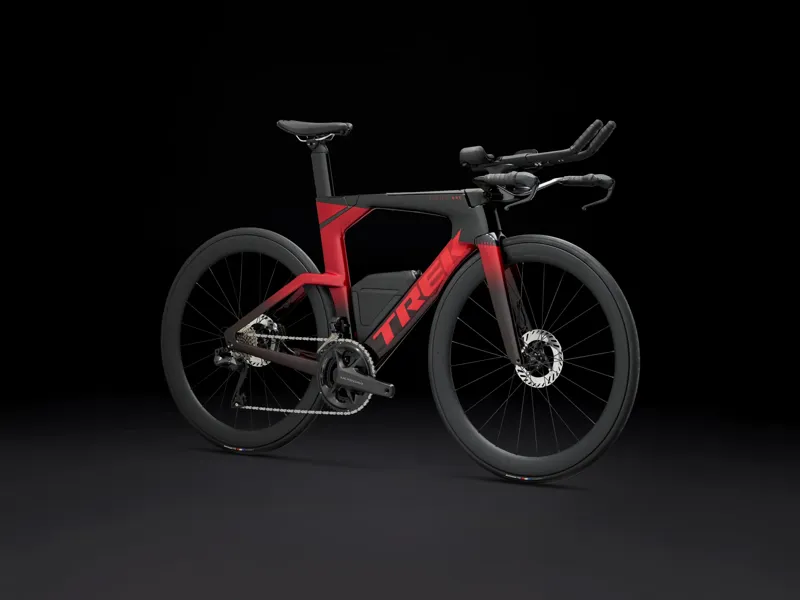 TREK Speed Concept SLR 7 Triathlon Bike in Metallic Red Smoke to Carbon Red Smoke Fade-5