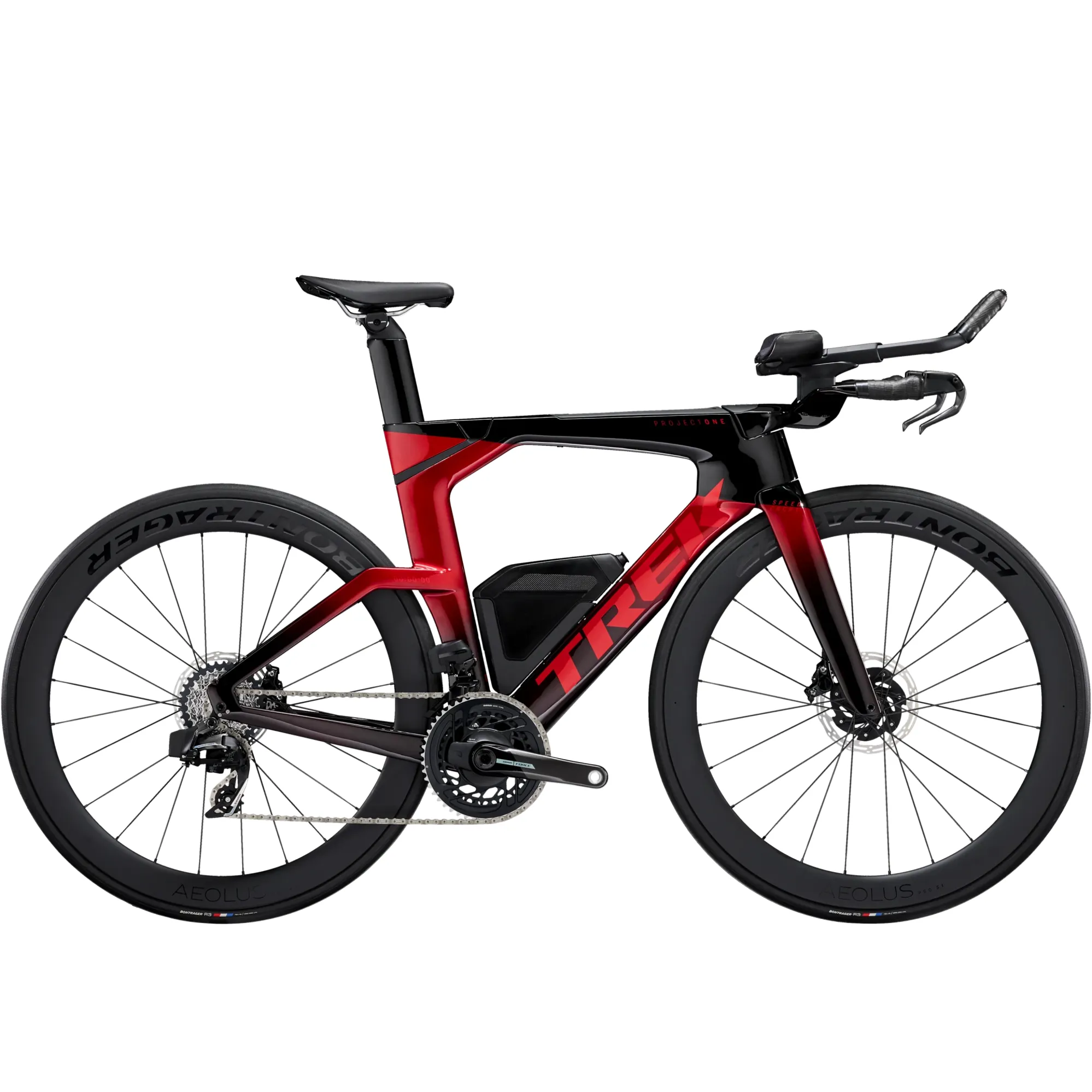TREK Speed Concept SLR7 AXS Triathlon Bike in Carbon Red Smoke