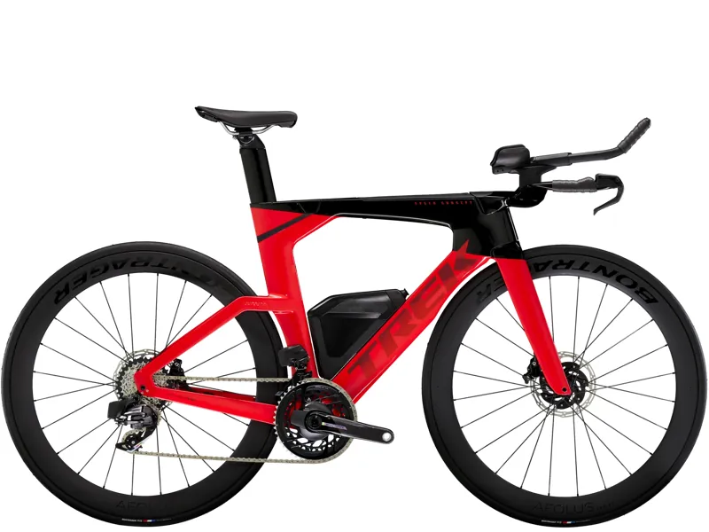 TREK Speed Concept SLR 7 AXS Triathlon Bike in Viper Red and Trek Black