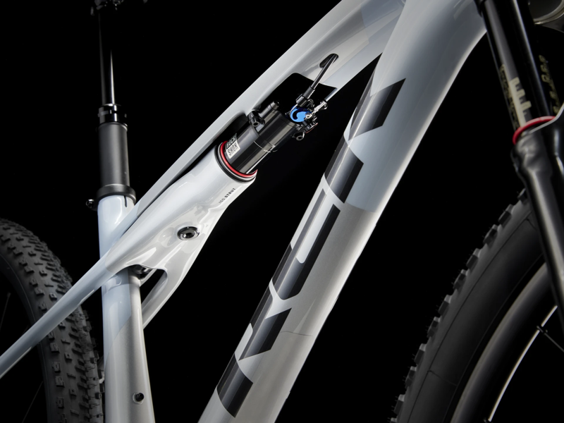 TREK Supercaliber SL 9.7 GX AXS Gen 2 Full Suspension XC Mountain Bike in Plasma Grey Pearl COSMETIC DAMAGE -4