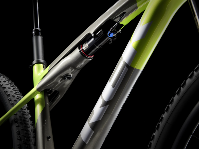 TREK Supercaliber SL 9.7 GX AXS Gen 2 Full Suspension XC Mountain Bike in Power Surge Green-2