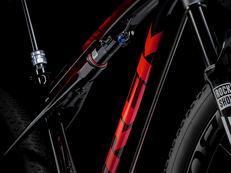 TREK Supercaliber SLR 9.9 X0 AXS Gen 2 Full Suspension XC Mountain Bike in Carbon Red Smoke-2