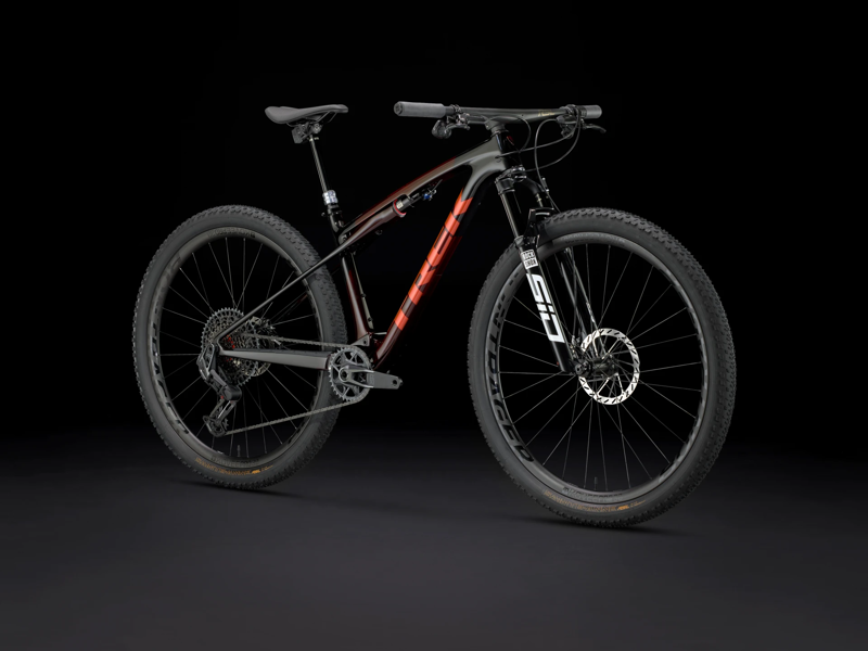 TREK Supercaliber SLR 9.9 X0 AXS Gen 2 Full Suspension XC Mountain Bike in Carbon Red Smoke-9