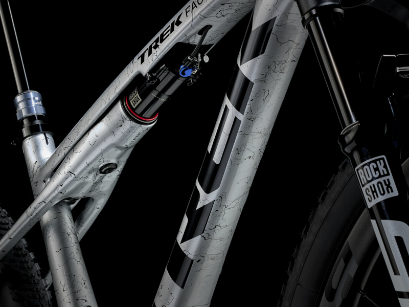 TREK Supercaliber SLR 9.9 X0 AXS Gen 2 Full Suspension XC Mountain Bike in Argent Drizzle-2