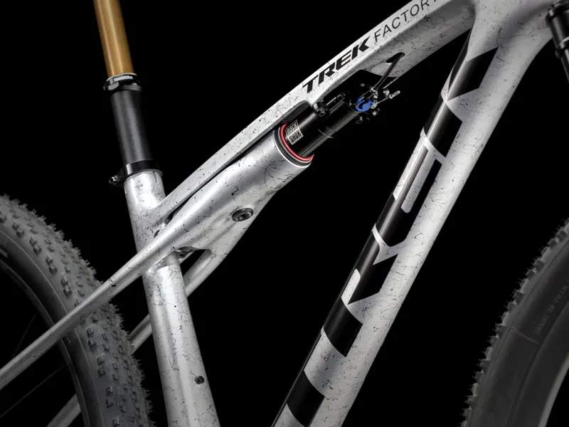 TREK Supercaliber SLR 9.9 XX AXS Gen 2 Full Suspension XC Mountain Bike in Argent Drizzle-2