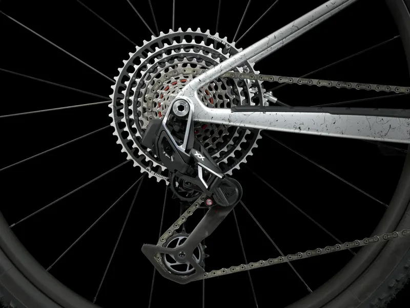 TREK Supercaliber SLR 9.9 XX AXS Gen 2 Full Suspension XC Mountain Bike in Argent Drizzle-4