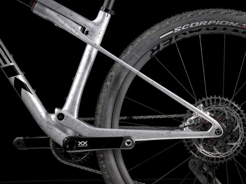 TREK Supercaliber SLR 9.9 XX AXS Gen 2 Full Suspension XC Mountain Bike in Argent Drizzle-7