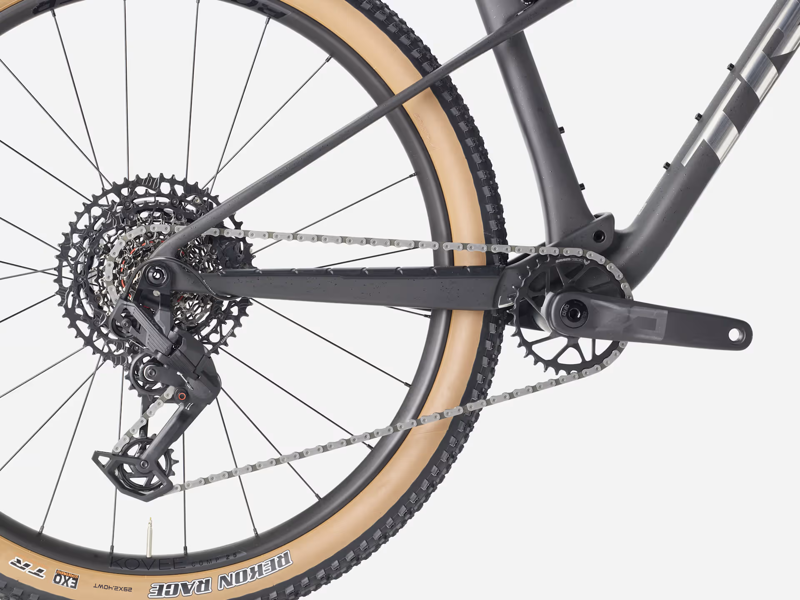 TREK Supercaliber SL 9.6 Gen 2 Full Suspension Mountain Bike in Matte Carbon and Gloss Black Splatter-4