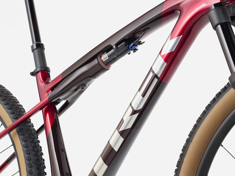 TREK Supercaliber SL 9.6 Gen 2 Full Suspension Mountain Bike in Fury Red and Carbon Red Smoke-3