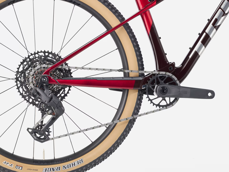 TREK Supercaliber SL 9.6 Gen 2 Full Suspension Mountain Bike in Fury Red and Carbon Red Smoke-4