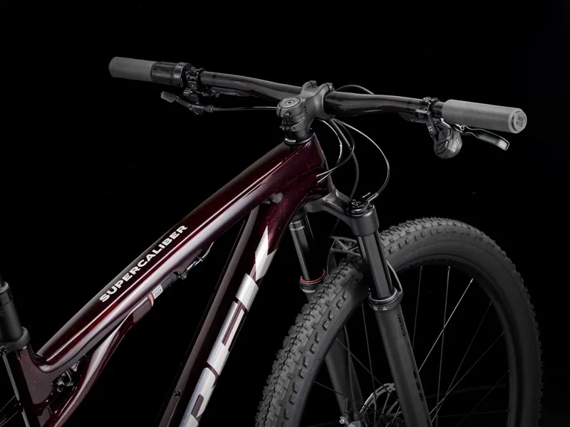 TREK Supercaliber SL 9.7 GX AXS T-Type Gen 2 Full Suspension Mountain Bike in Red Carbon Smoke-1