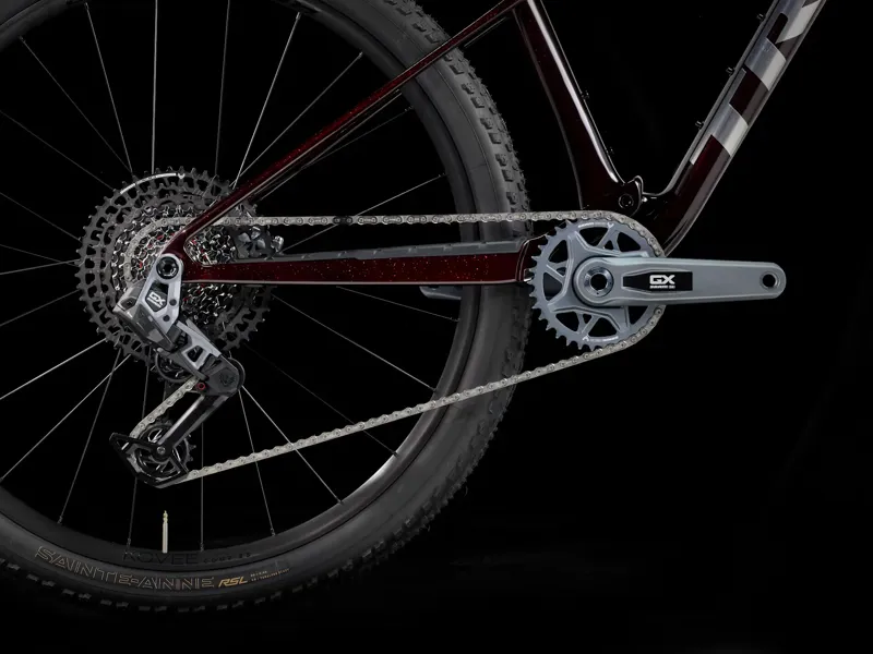TREK Supercaliber SL 9.7 GX AXS T-Type Gen 2 Full Suspension Mountain Bike in Red Carbon Smoke-4