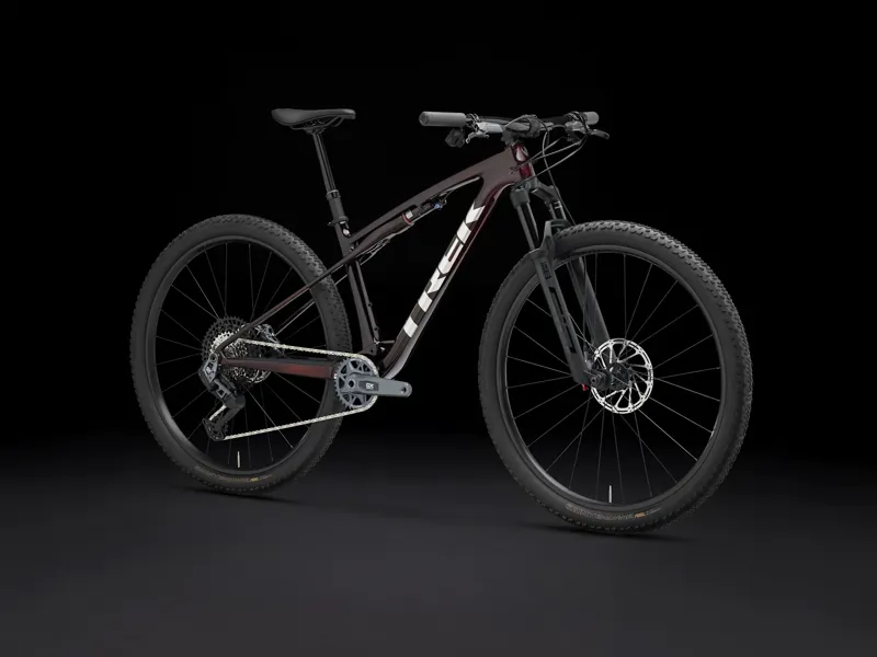 TREK Supercaliber SL 9.7 GX AXS T-Type Gen 2 Full Suspension Mountain Bike in Red Carbon Smoke-5