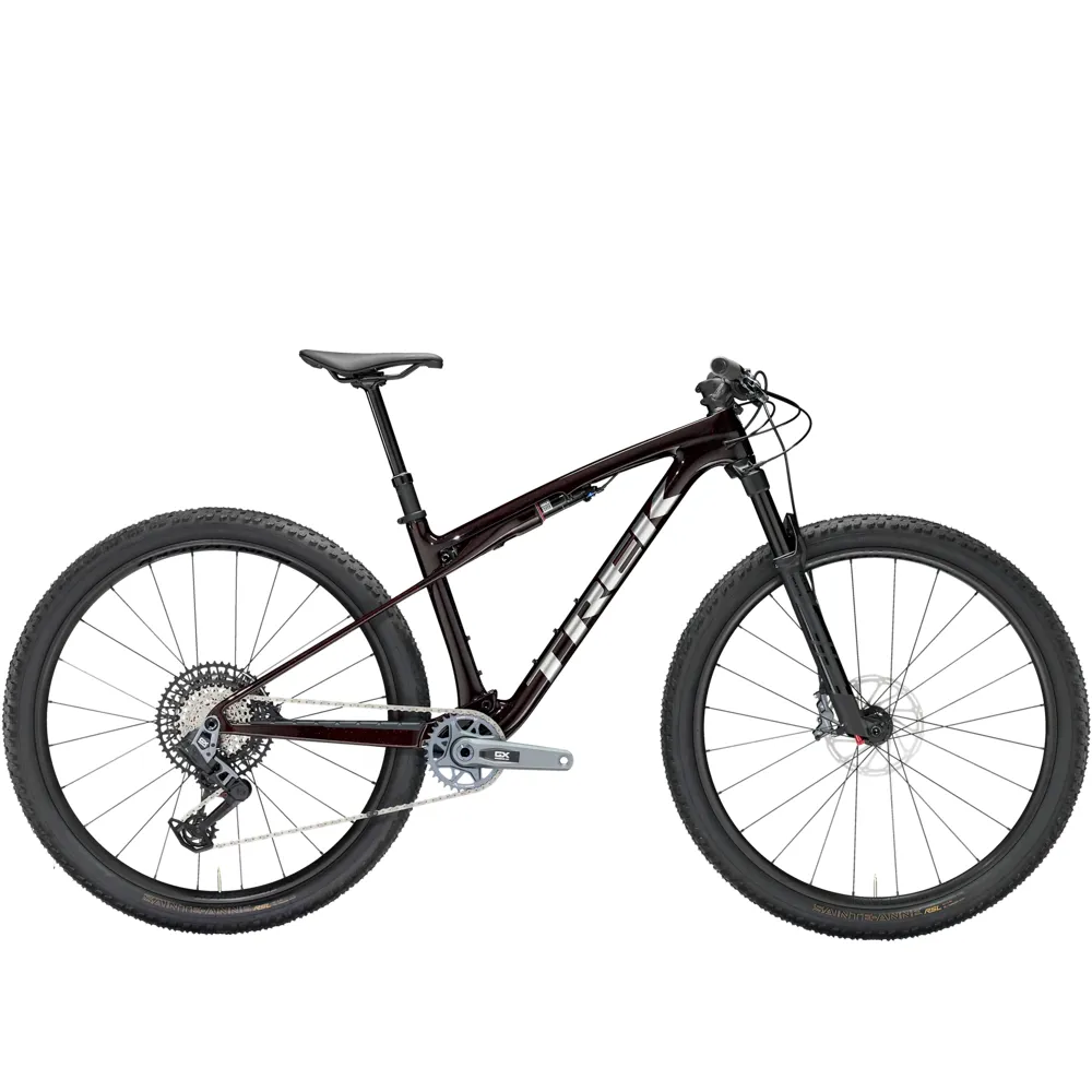 Team Cycles Trek TREK Supercaliber SL 9.7 GX AXS T-Type Gen 2 Full Suspension Mountain Bike in Red Carbon Smoke | Interest FREE Finance & Online Refund Policy.