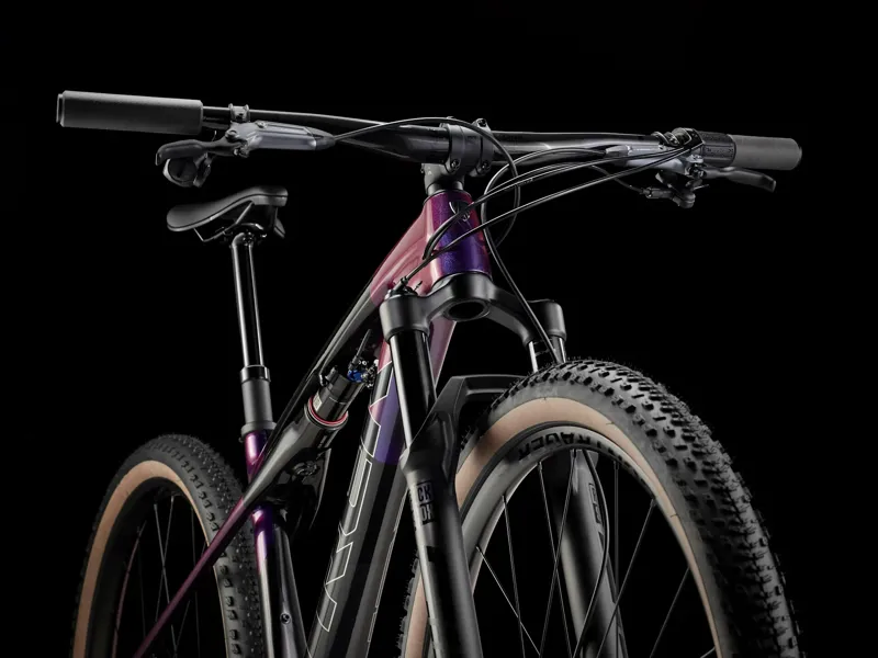 TREK Supercaliber SL 9.7 GX AXS T-Type Gen 2 Full Suspension Mountain Bike in Carbon Smoke and Purple-2