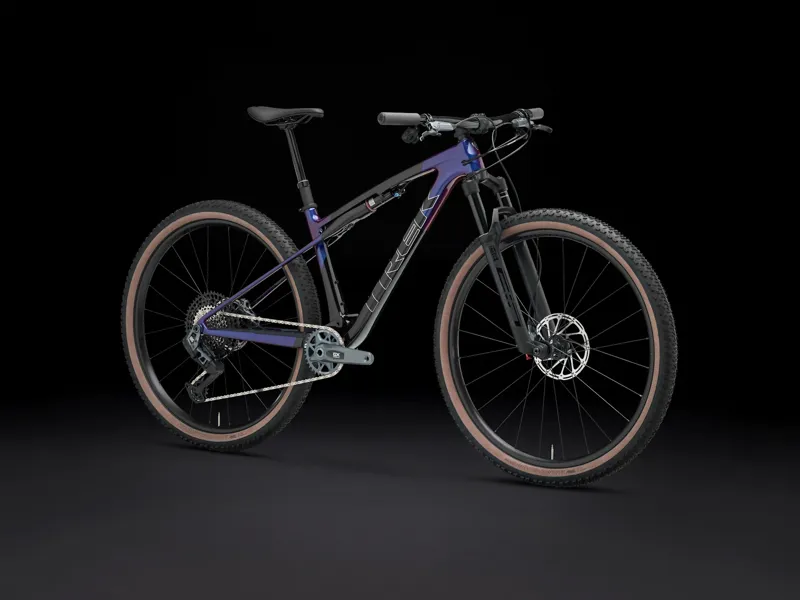 TREK Supercaliber SL 9.7 GX AXS T-Type Gen 2 Full Suspension Mountain Bike in Carbon Smoke and Purple-5