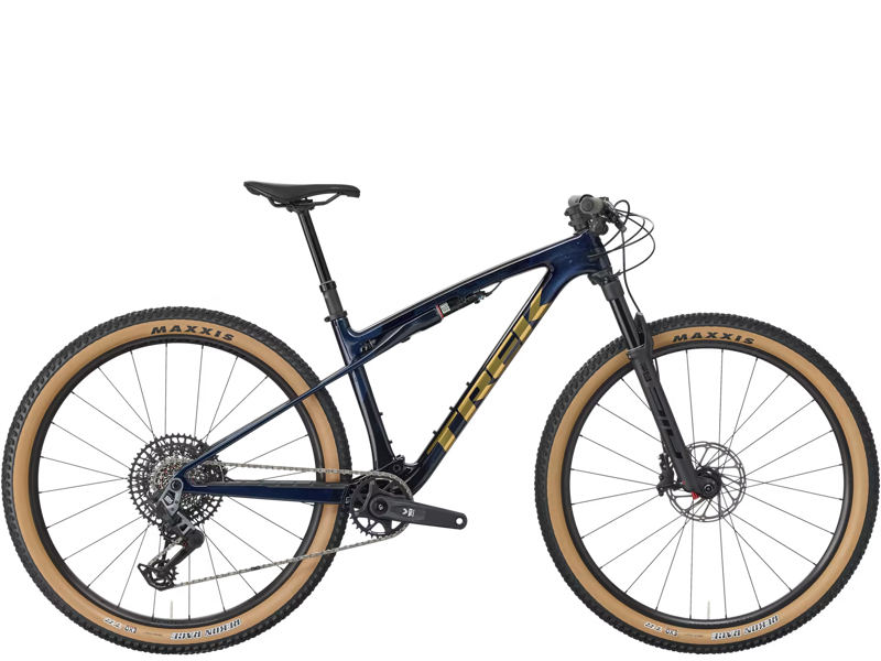 TREK Supercaliber SL 9.7 GX AXS Gen 2 Full Suspension Mountain Bike in Carbon Blue Smoke