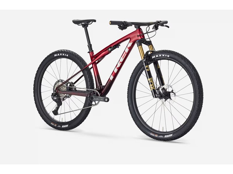 TREK Supercaliber SLR 9.8 XT Di2 Gen 2 Full Suspension Mountain Bike in Red Smoke and Drizzle-5