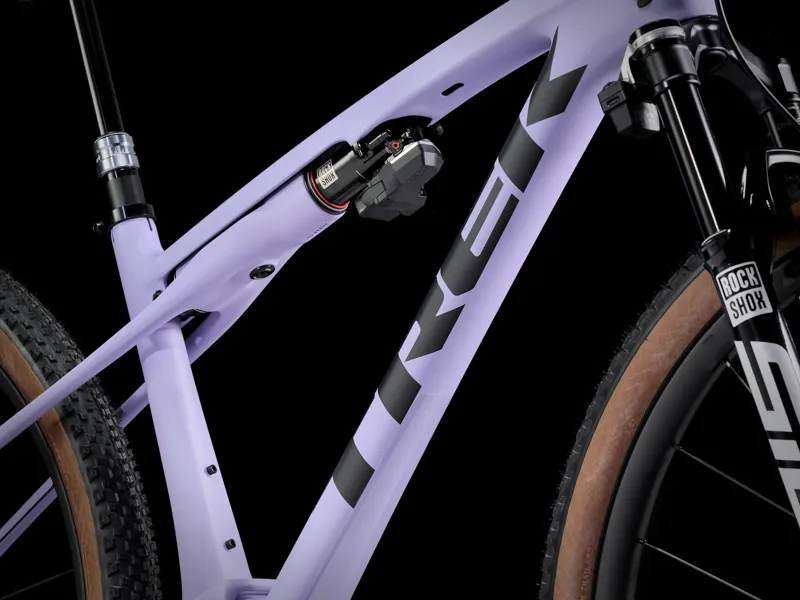 TREK Supercaliber SLR 9.9 Flight Attendant Gen 2 Full Suspension XC Mountain Bike in Lavendar Haze-3