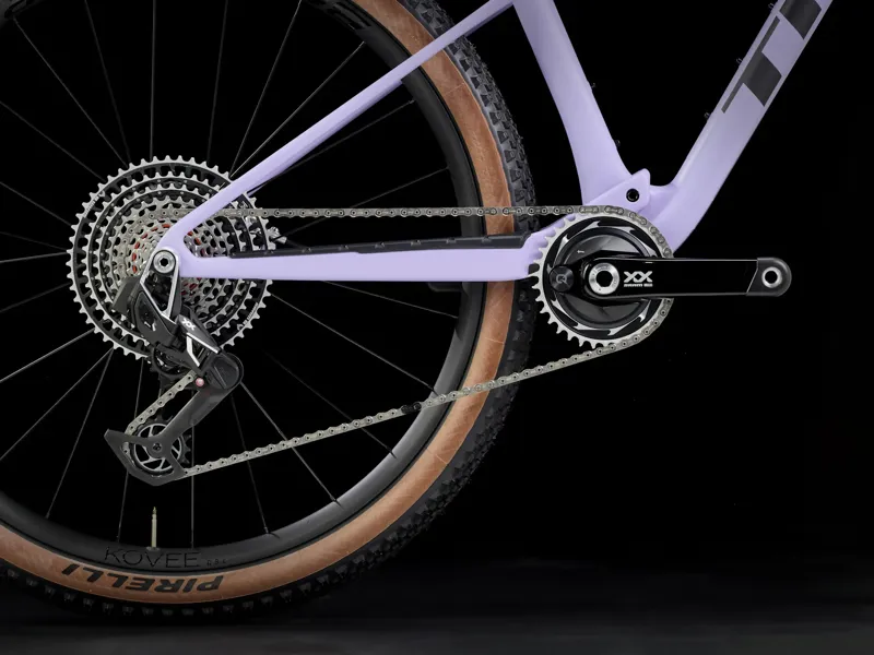 TREK Supercaliber SLR 9.9 Flight Attendant Gen 2 Full Suspension XC Mountain Bike in Lavendar Haze-4