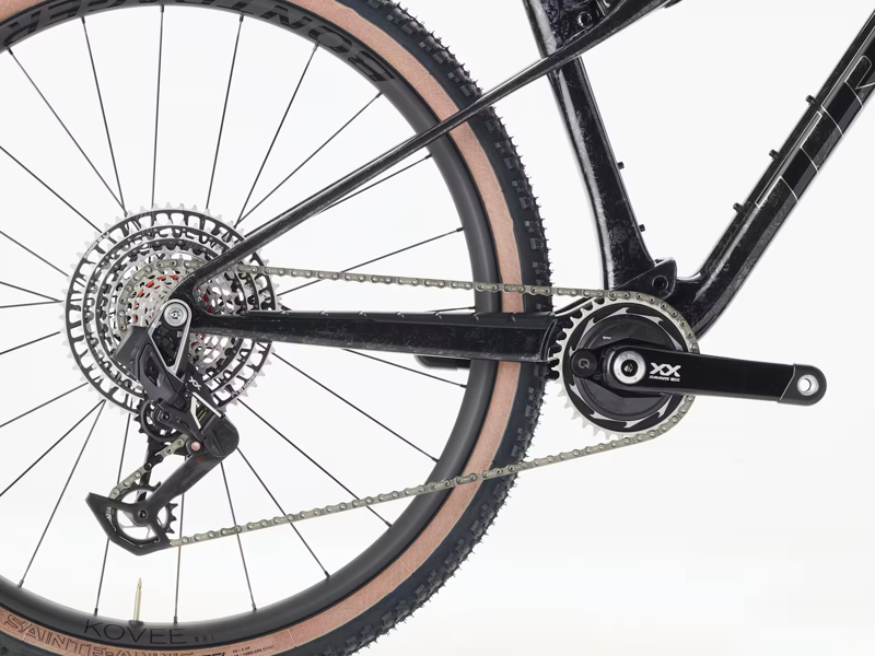 TREK Supercaliber SLR 9.8 X0 Flight Attendant Gen 2 Full Suspension Mountain Bike in Carbon Smoke and Galactic Grey Marble-4
