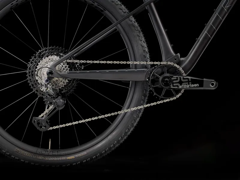 TREK Supercaliber SLR 9.9 XTR Gen 2 Full Suspension XC Mountain Bike in Carbon Smoke Black-4