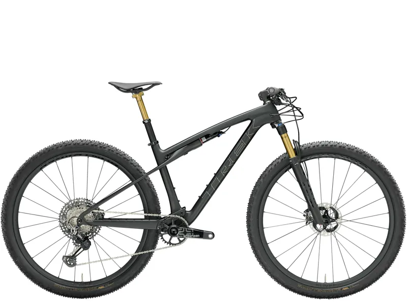 TREK Supercaliber SLR 9.9 XTR Gen 2 Full Suspension XC Mountain Bike in Carbon Smoke Black