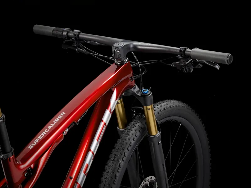 TREK Supercaliber SLR 9.9 XTR Gen 2 Full Suspension XC Mountain Bike in Red Smoke Drizzle-1