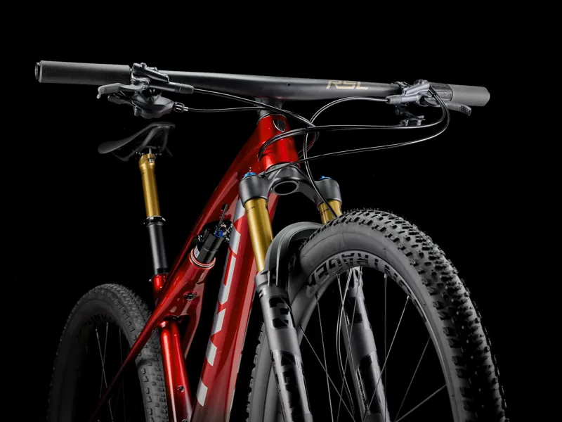 TREK Supercaliber SLR 9.9 XTR Gen 2 Full Suspension XC Mountain Bike in Red Smoke Drizzle-2