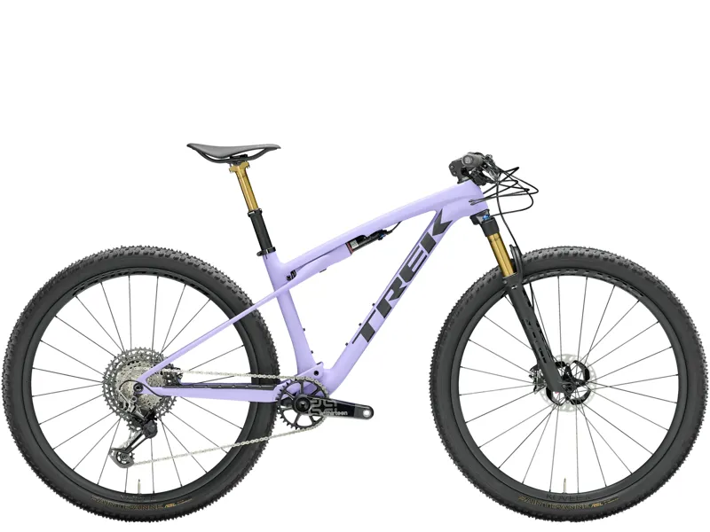 TREK Supercaliber SLR 9.9 XTR Gen 2 Full Suspension XC Mountain Bike in Lavendar Haze