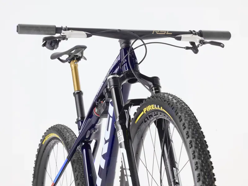 TREK Supercaliber SLR 9.9 XX Flight Attendant Gen 2 Full Suspension Mountain Bike in Navy Smoke-1