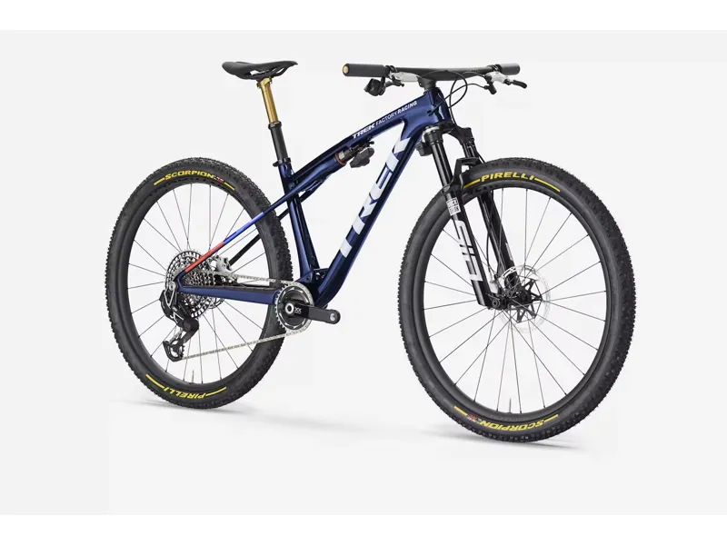 TREK Supercaliber SLR 9.9 XX Flight Attendant Gen 2 Full Suspension Mountain Bike in Navy Smoke-4