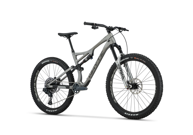 Whyte Bikes T-140C RSX Full Suspension Mountain Bike in Matt Grey with Black Grey-1