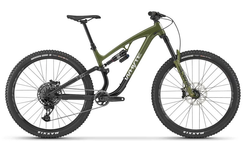 Whyte Bikes T 160 RS Full Suspension Mountain Bike in Gloss Meadow Green with Matt Black
