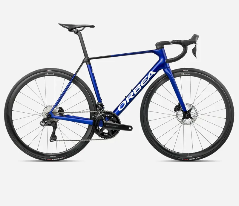 ORBEA Orca M20iTEAM Road Bike in Cobalt Blue and Carbon Raw Matt