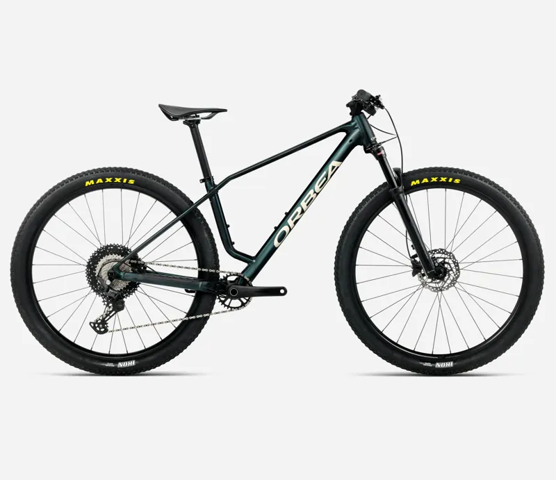 ORBEA Alma H30 Hardtail Mountain Bike in Espace Green Matt and Ivory White