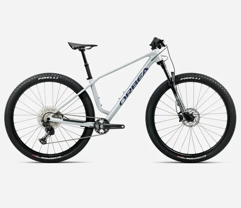 ORBEA Alma H20 Hardtail Mountain Bike in Espace Green Matt and Ivory White-2
