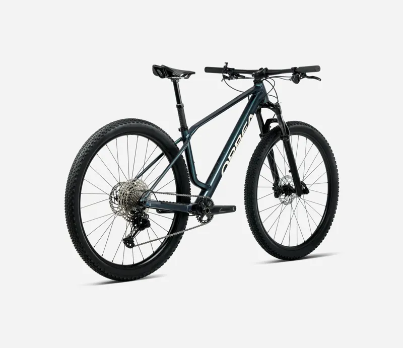 ORBEA Alma H30 Hardtail Mountain Bike in Espace Green Matt and Ivory White-1