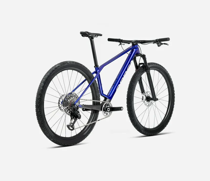ORBEA Alma M-Pro Hardtail Mountain Bike in Cobalt Blue and Carbon Raw Matt-1