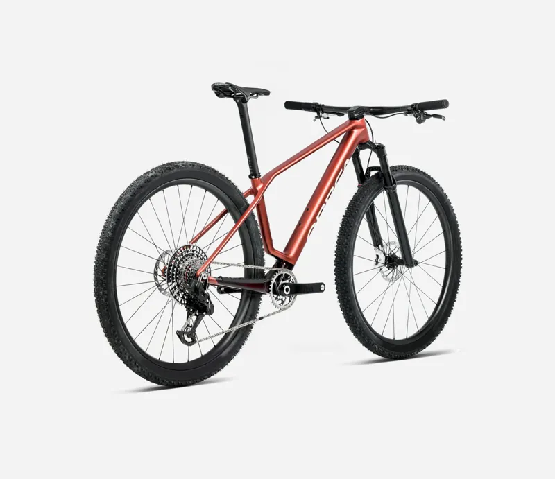 ORBEA Alma M50 Hardtail Mountain Bike in Mars Red Matt and Burgundy Red-1
