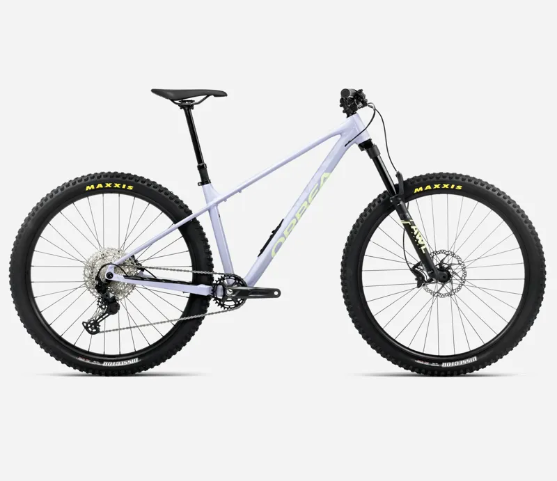 ORBEA Laufey H10 Hardtail Mountain Bike in Digital Lavender and Acid Gum