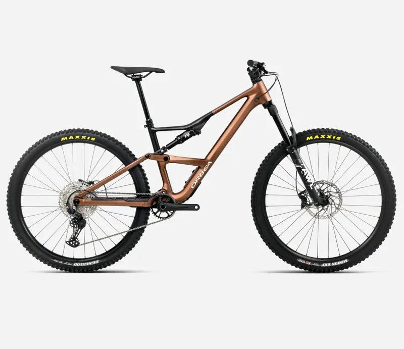 ORBEA Occam LT H30 Full Suspension Mountain Bike in Cinnamon Matt and Black